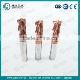 100% virgin material solid carbide end mill/square end mill/ball nose end mill