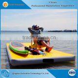 High Quality Private Small Inflatable PVC Floating Dock Pontoon for Sale thumbnail-3