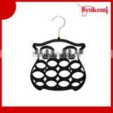 China Velvet Retail Scarf Hanger Black thumbnail-1