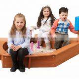 Boat Sandpit, Garden Outdoor Wooden Sandbox thumbnail-4