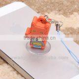 Supply Creative Cartoon Fox Mobile Phone Chain & Dust Plug & Mobile Phone Holder