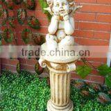 FO-6303 Polyresin Angel(cherub) Sculpture,garden Ornaments Statue,outdoor Decorations thumbnail-1