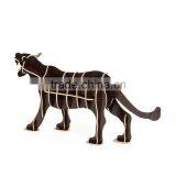 3D Creative Design Tiger Shape Wooden Shelf ,Nice Lively Animal Home Decoration Sets thumbnail-6