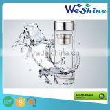 Bpa Free Double-Wall Glass Cup WithTea Infuser With Temperture Display thumbnail-1