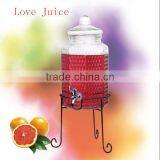 Transparent Glass Juice Dispensers With S/S Lid thumbnail-3