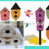 Rural Bird's Nest Bird Houses Wooden Starling-house - Home for Birds thumbnail-1