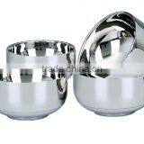 Stainless Steel Double-layers Korea-style Bowl thumbnail-1