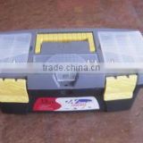 13" plastic tool storage box with handle for carring
