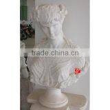 White Marble Woman Bust Statue thumbnail-1