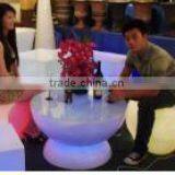 80*80*50cm Waterproof Plastic Outdoor Use Lighting Led Glowing Bar Table With Remote Control