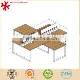 Modern Models of Office Desk for 4 Persons thumbnail-3