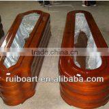 Spanish Style Paulownia Wooden Coffin thumbnail-1