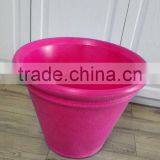Big Size Colorful Flower Pot PE Material Gardon Pots thumbnail-2