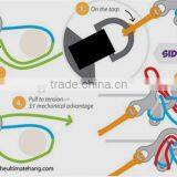 Outdoor Emergency Survival Stainless Steel 3 Hole Rope Knotting Buckle thumbnail-5