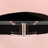 Wholesale C Pattern Alloy Buckle Sex Women Lady Wide PU Waist Belt thumbnail-3