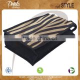 PP Laminated Jute Two Bottle Wine Bag With Padded Rope Handle thumbnail-5