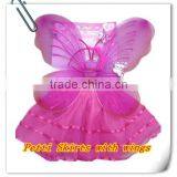 Girls Party Fairy Dress Skirt With Wings Set Infant Tutu Skirt Pettiskirt thumbnail-1