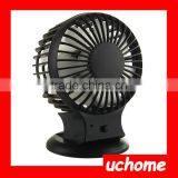 UCHOME Promotion Gift Summer Mini Rechargable Fan With Led Light for Outdoor and Office thumbnail-4