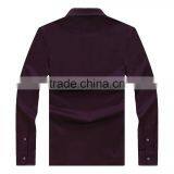 Mens Wholesale Slim Fit Solid Cotton Long Sleeve Polo t Shirt thumbnail-2