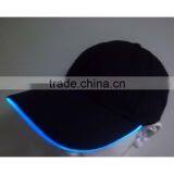 Cap With Built In Led Light Flashing Caps Fiber Optic Hats Led thumbnail-4