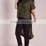Tops for Women 2016 Plus Size Cap Sleeve Fancy Chiffon Tops HST3801 thumbnail-3