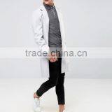 Custom Long Sleeve Button Placke Men's 65% Polyester 35% Cotton 200gsm Casual Grey Anti Shrink Plain Polo Tshirt thumbnail-4