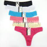 Cotton Printing G-string Funny Thongs For Women Stocklot Panties For Women thumbnail-1