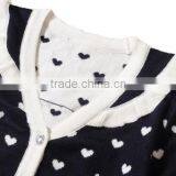 2015 New Design Girl Cardigan Sweater Scallop Trim Children Wear Cardigan thumbnail-4