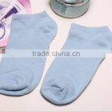 Zm40575b Factory Price Solid Color Women Socks Ladies Cotton Low-cut Liners Socks thumbnail-5