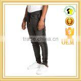 Heathered Gray Brushed Jersey Mens New Design Joggers