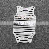 High Quality Baby Kids Online Clothing Store Plain Check White Rompers thumbnail-2