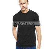 Soft Touch Black Plain t Shirt Men thumbnail-2