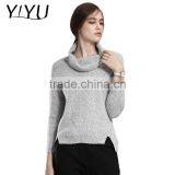 Winter Women Turtleneck After Short Before Long Cashmere Sweater thumbnail-1