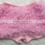 Baby Girl Ruffled Shorts Chiffon Ruffle Short thumbnail-3
