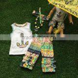2016 Baby Girls Boutique Outfits Girls Summer Clothing Girls Anchor Outfits America Doll Outfits With Matching Accessories thumbnail-3