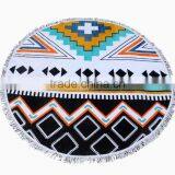150CM Round Beach Towel With Tassels thumbnail-2