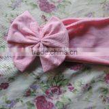 New Style Cute Baby Hair Bands Children Cotton Knit Hair Accessories Fashion Cotton Elactic Bands Wholesale Girls Bowknot Bands thumbnail-3