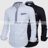 Classic Italian New Model Slim Fit Men's Shirt With Long Sleeve thumbnail-1