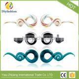 Colorful Glass Snail Ear Plug Fashion Body Piercing Jewelry thumbnail-6