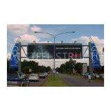 Galvanized Standard Highway Billboards Gantry For Street Ads