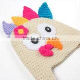 2017 Fashion Cute Turkey Animals Shape Crochet Acrylic Soft Ear Cover Baby Beanie Hat thumbnail-4