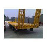 Payload Low Bed Semi Trailer Trucks 40T Optional For Transport Customized