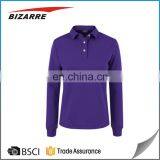 Custom Logos Long Sleeve Cool Dry Polo Shirts With Great Price thumbnail-2