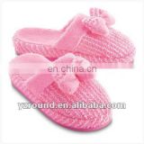 New pink butterfly plush slipper