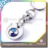 Advertising Cheap Trolley Coin Custom Logo Printed Key Ring thumbnail-6