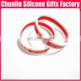 New Coimg 3 Layers Silk Printing Silicone Wristbands thumbnail-2