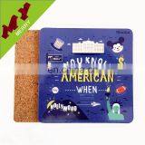 China Factory Outlet Blank Wood Coaster With Cork thumbnail-4