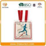 Custom Shaped Square Marathon Cheap Finisher Metal Sports Medal