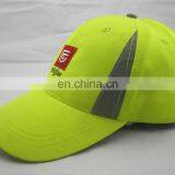 Cheap Reflective Safety Cap Sports Cap