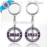 Round Clear Keychains With Your Own Logo thumbnail-1